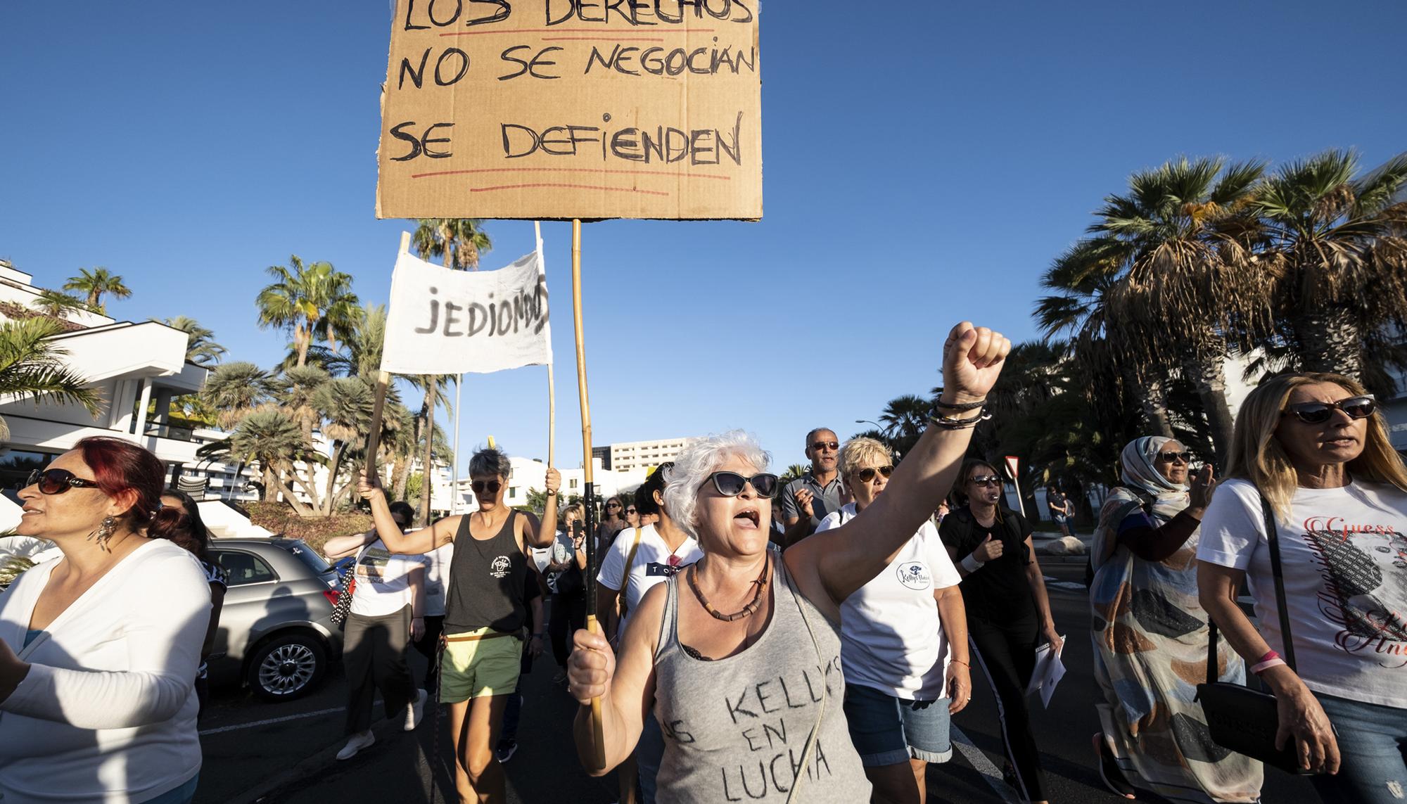 Manifestación Kellys Tenerife - 1